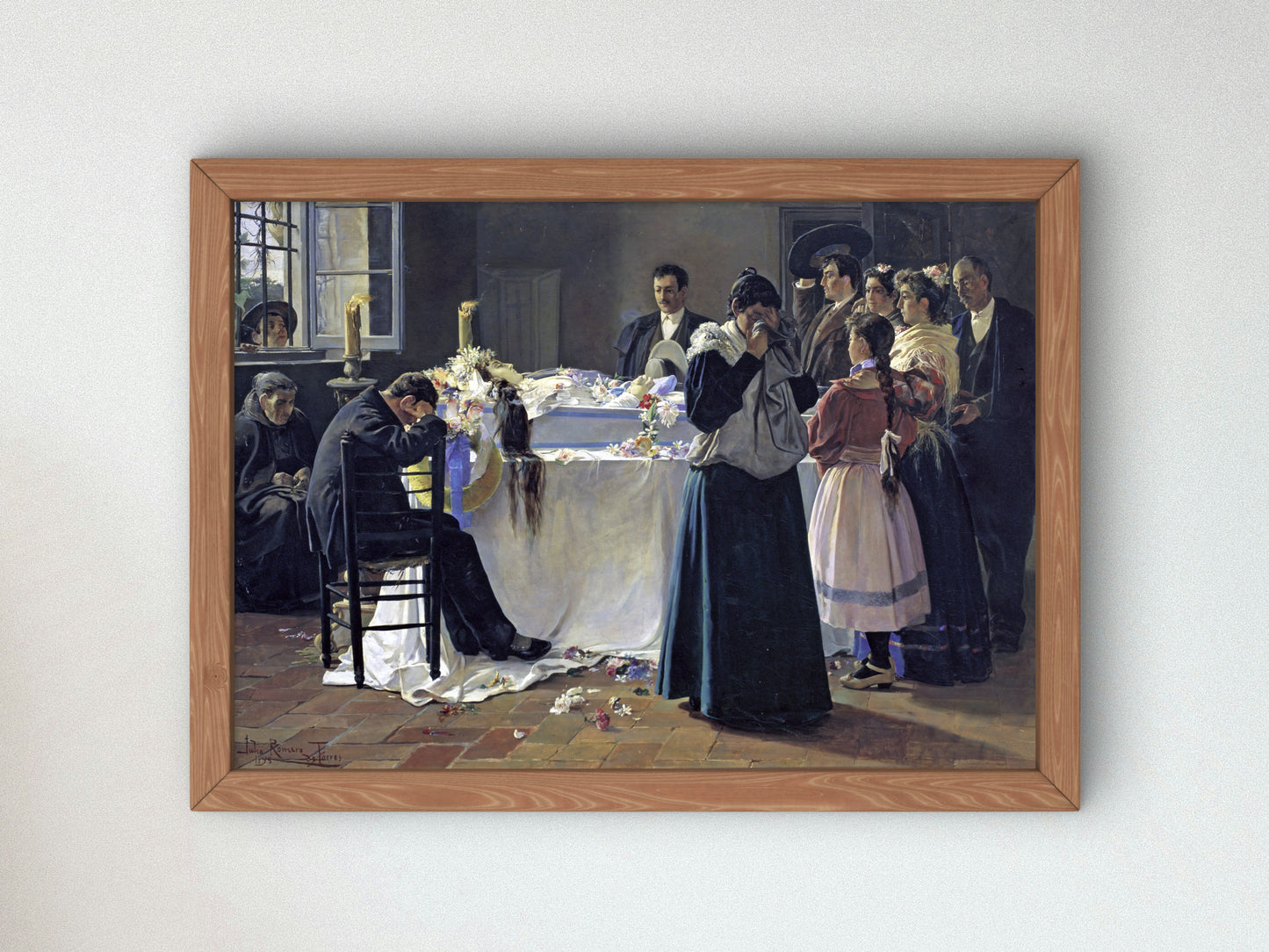Look What a Pretty Was by Julio Romero de Torres 1895, Wall Art Print, Fine Art Reproduction, Museum Quality Decor, Poster