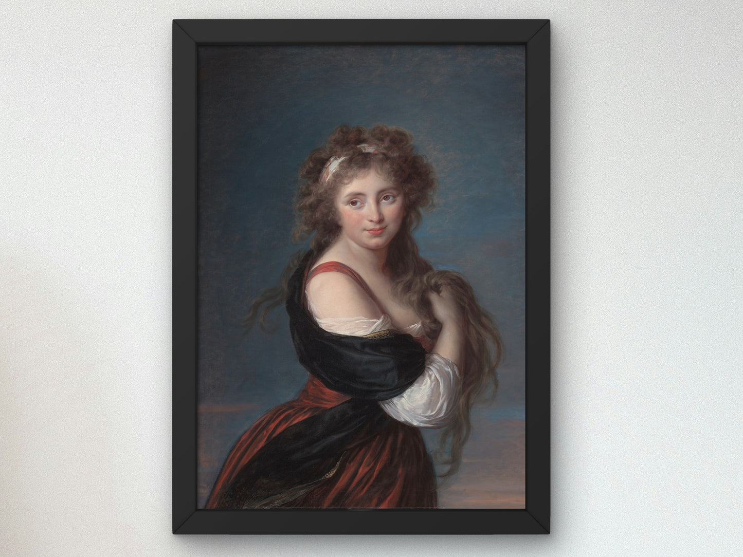 Portrait of Hyacinthe Gabrielle Roland Marchioness Wellesley by Élisabeth Vigée Le Brun 1790, Wall Art Print, Fine Art Reproduction