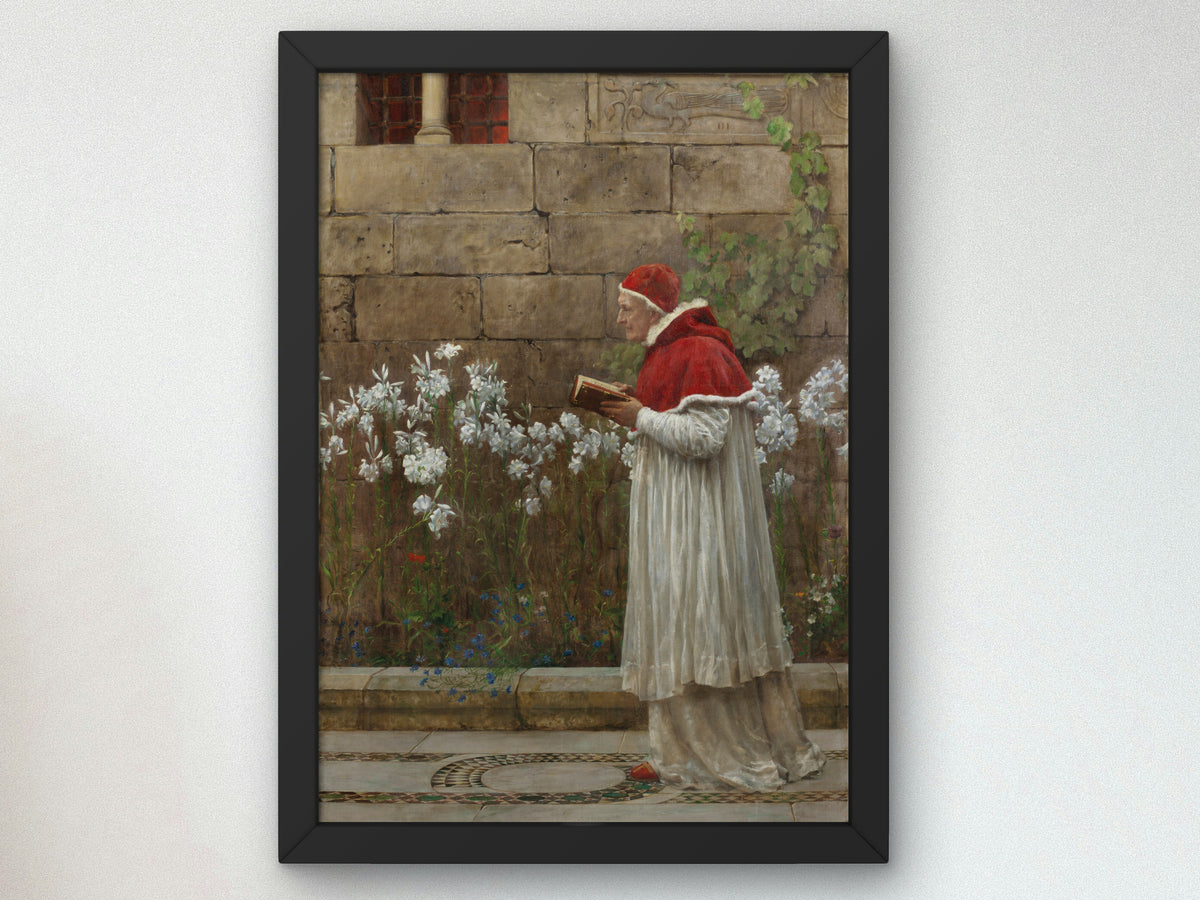 Pope Urban VI by John Collier 1896, Wall Art Print, Fine Art Reproduction, Museum Quality Decor, Poster