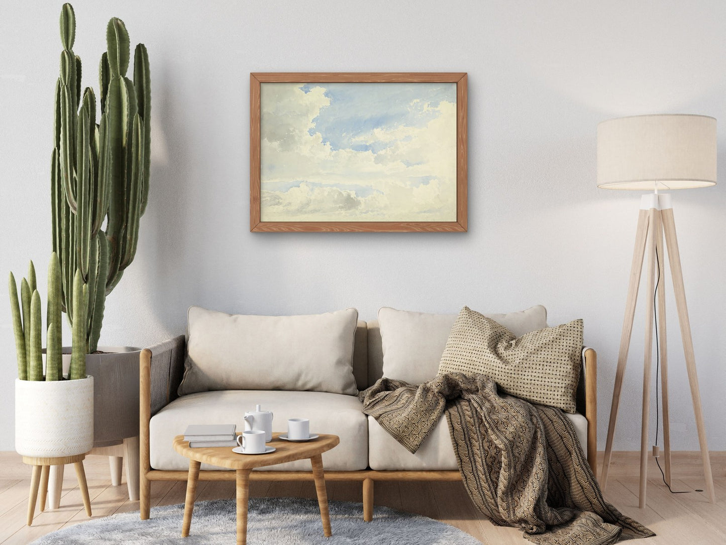 Cloud Study by Aaron Edwin Penley 1858, Wall Art Print, Fine Art Reproduction, Museum Quality Decor, Poster
