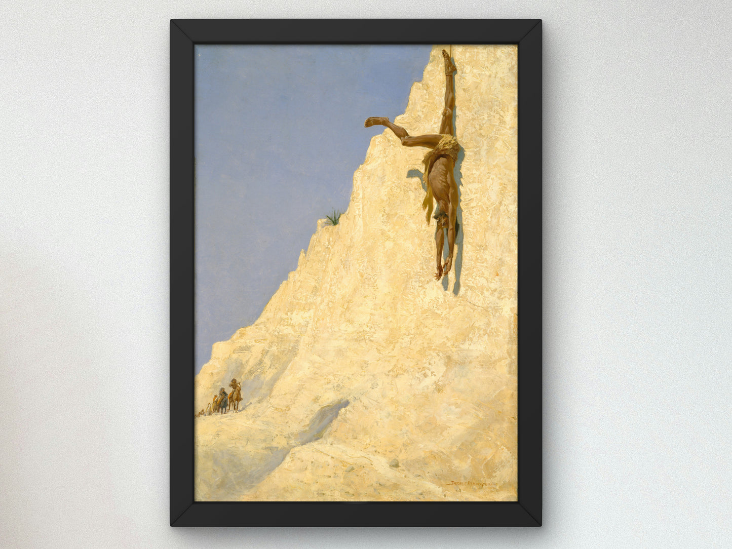 The Transgressor by Frederic Remington 1891, Wall Art Print, Fine Art Reproduction, Museum Quality Decor, Poster