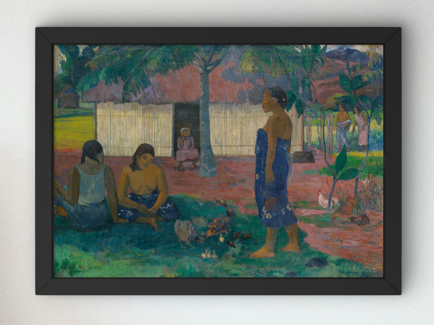 Why Are You Angry by Paul Gauguin 1896, Wall Art Print, Fine Art Reproduction, Museum Quality Decor, Poster