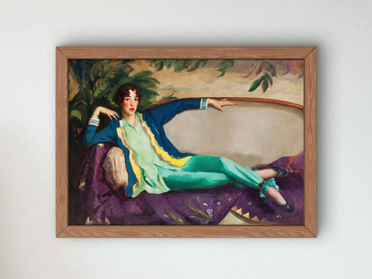 Gertrude Vanderbilt Whitney by Robert Henri 1916, Wall Art Print, Fine Art Reproduction, Museum Quality Decor, Poster