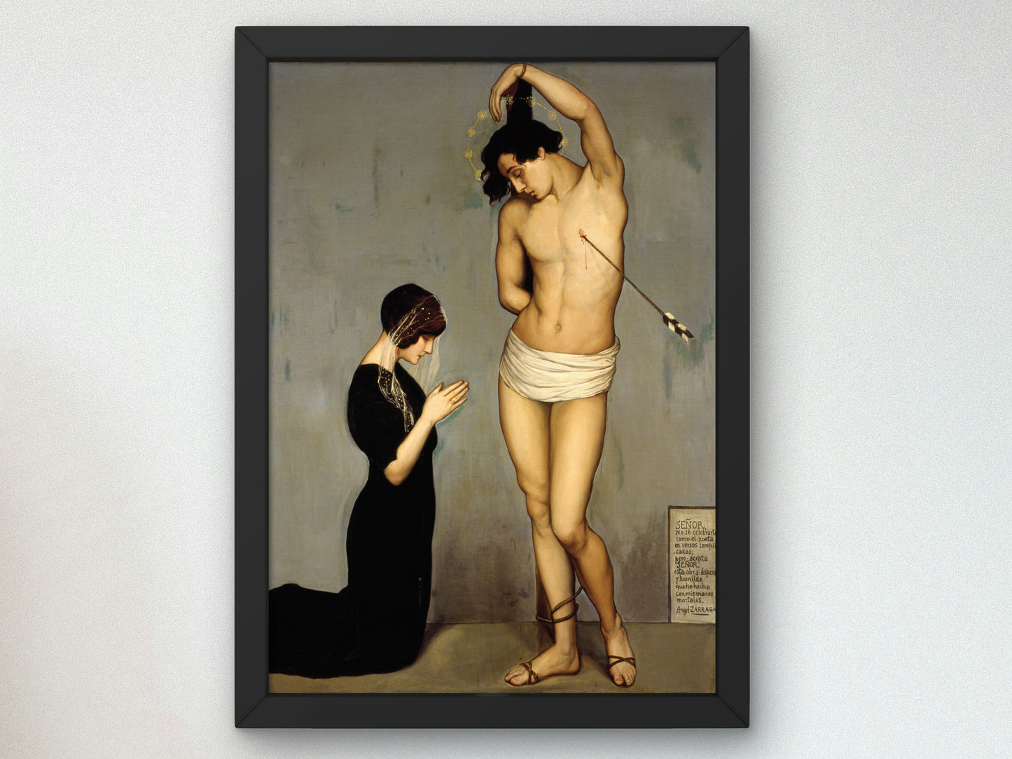 Votive Offering by Ángel Zárraga 1912, Wall Art Print, Fine Art Reproduction, Museum Quality Decor, Poster