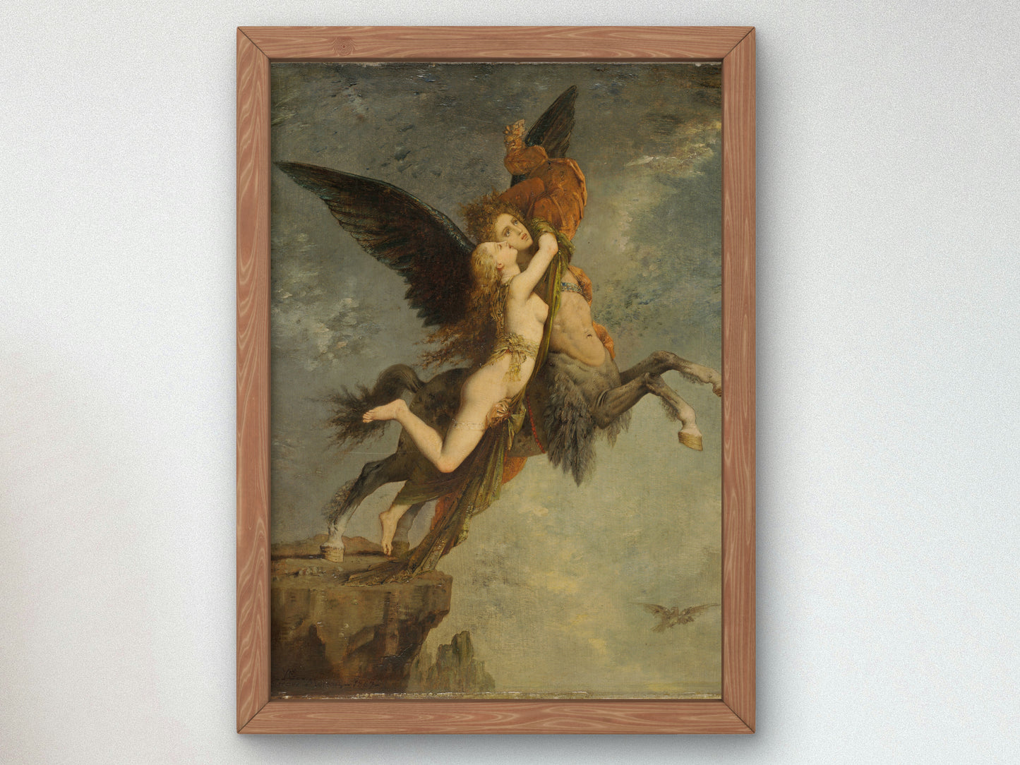 The Chimera by Gustave Moreau 1867, Wall Art Print, Fine Art Reproduction, Museum Quality Decor, Poster
