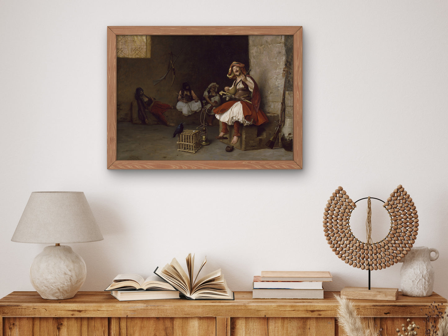 Bashi Bazouk Singing by Jean Léon Gérôme 1868, Wall Art Print, Fine Art Reproduction, Museum Quality Decor, Poster