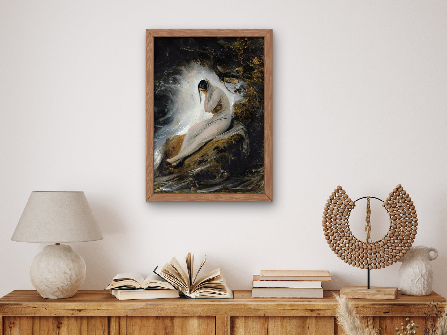 The Maiden's Lament by Horace Vernet, Wall Art Print, Fine Art Reproduction, Museum Quality Decor, Poster