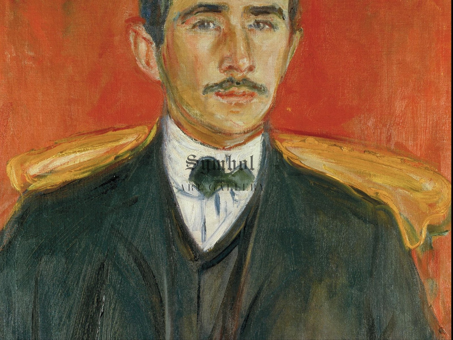 Portrait of Herbert Esche by Edvard Munch 1905, Wall Art Print, Fine Art Reproduction, Museum Quality Decor, Poster
