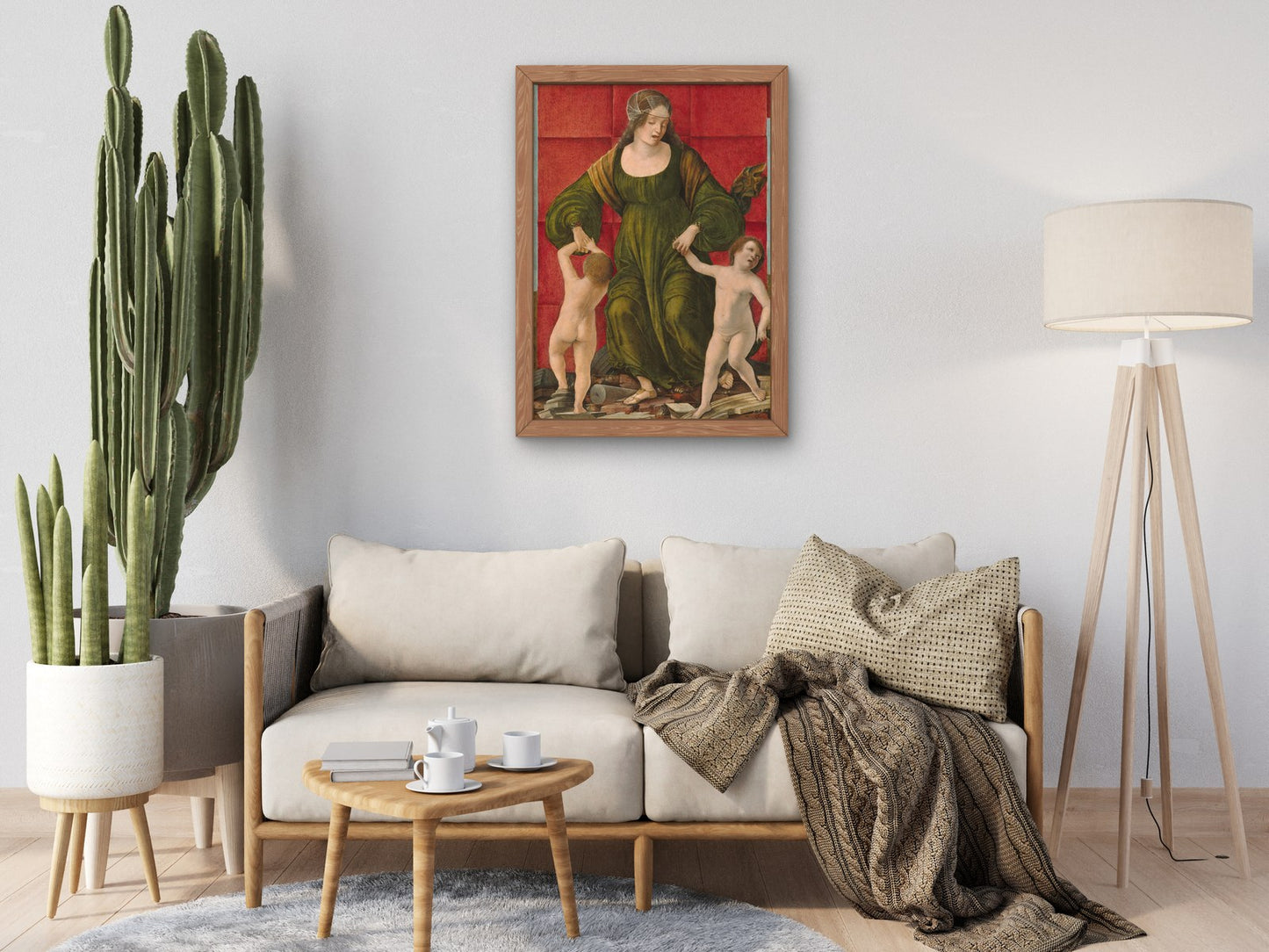 The Wife of Hasdrubal and Her Children by Ercole de' Roberti 1491, Wall Art Print, Fine Art Reproduction, Museum Quality Decor, Poster