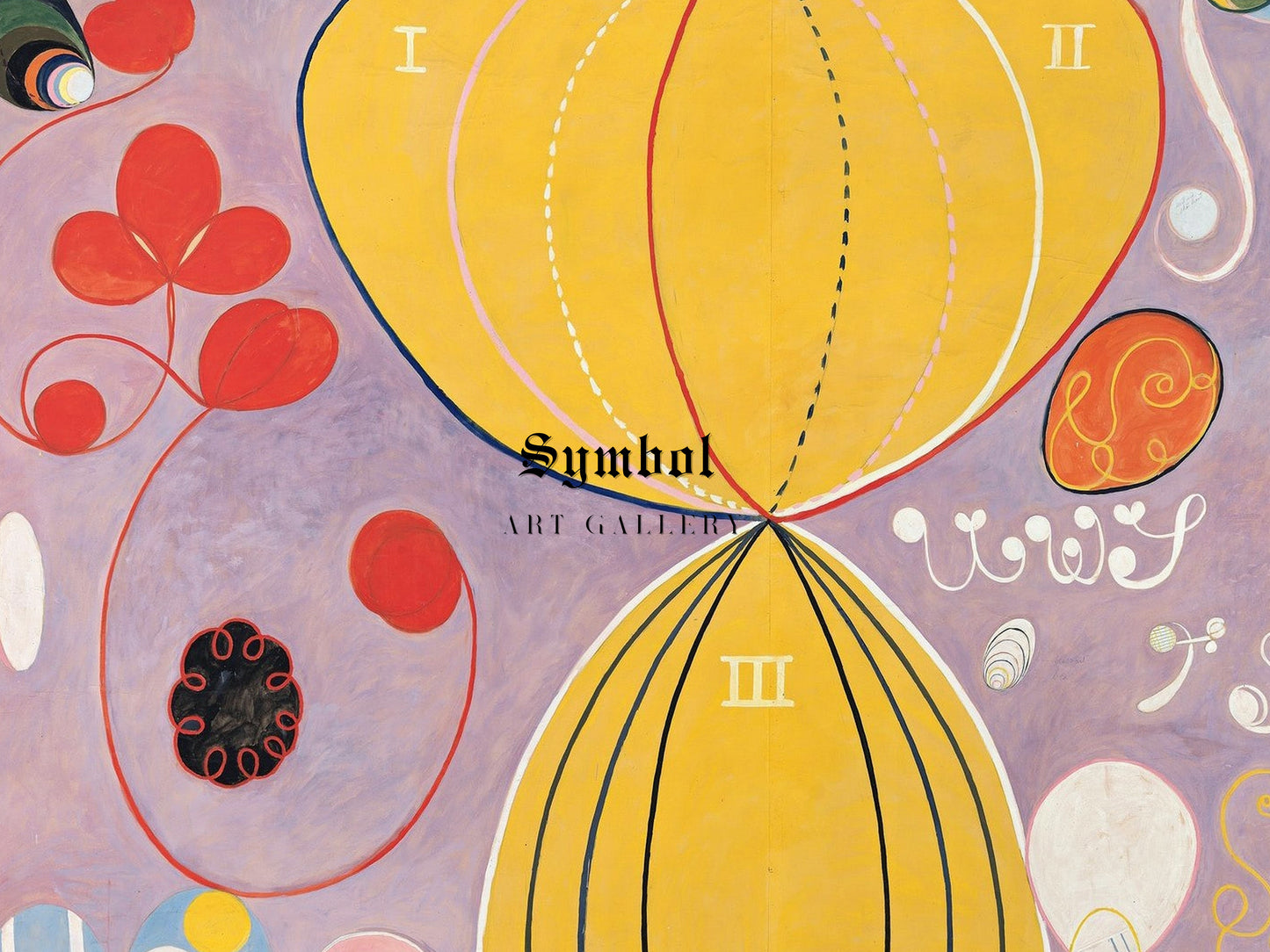 Adulthood by Hilma af Klint 1907, Wall Art Print, Fine Art Reproduction, Museum Quality Decor, Poster