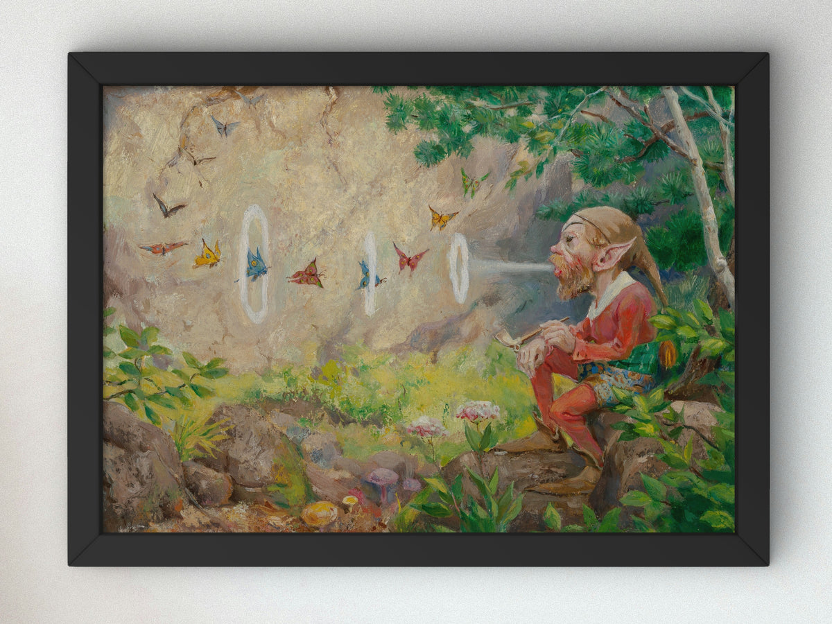 Fairyland by Peter Newell, Wall Art Print, Fine Art Reproduction, Museum Quality Decor, Poster