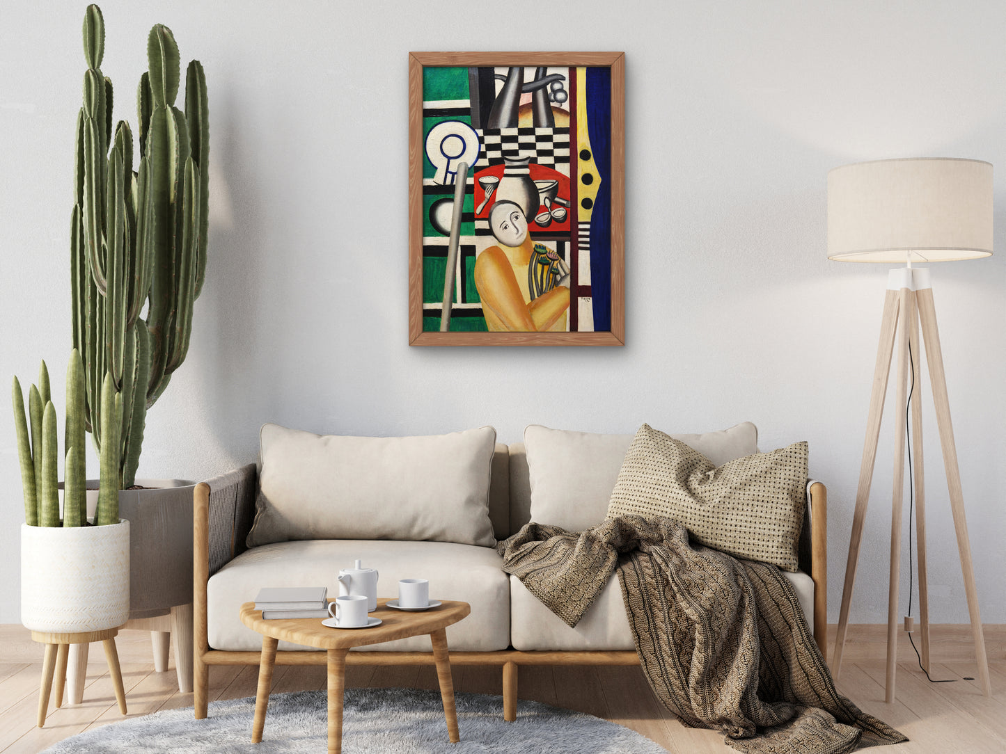 Woman in a Garden by Fernand Léger 1922, Wall Art Print, Fine Art Reproduction, Museum Quality Decor, Poster