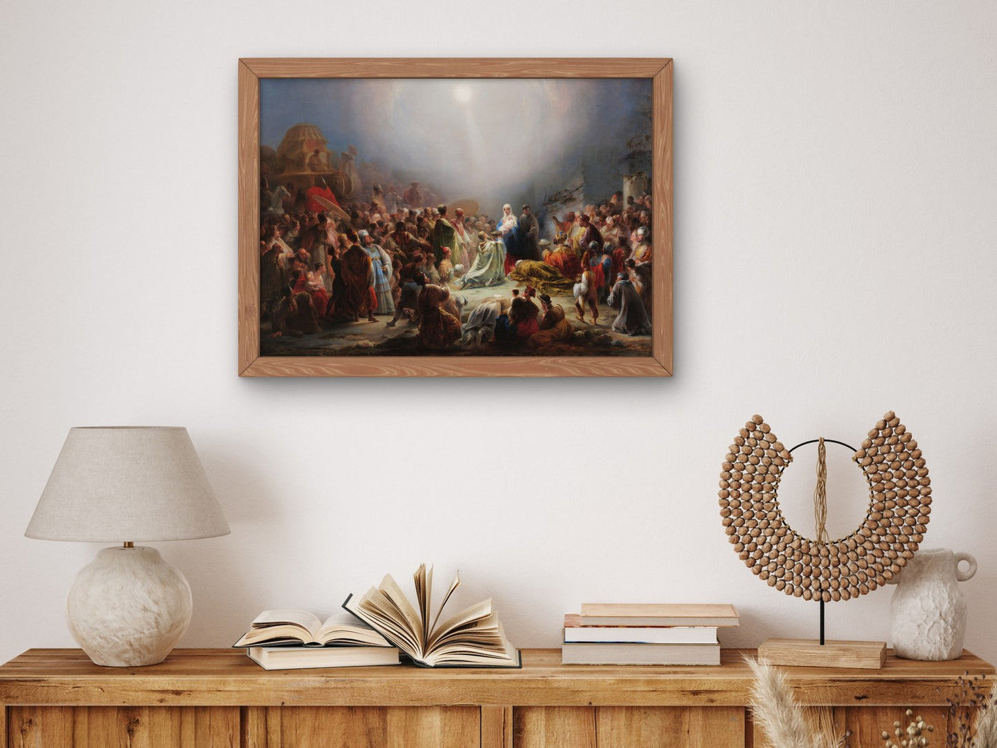 The Adoration of the Magi by Domingos Sequeira 1800, Wall Art Print, Fine Art Reproduction, Museum Quality Decor, Poster