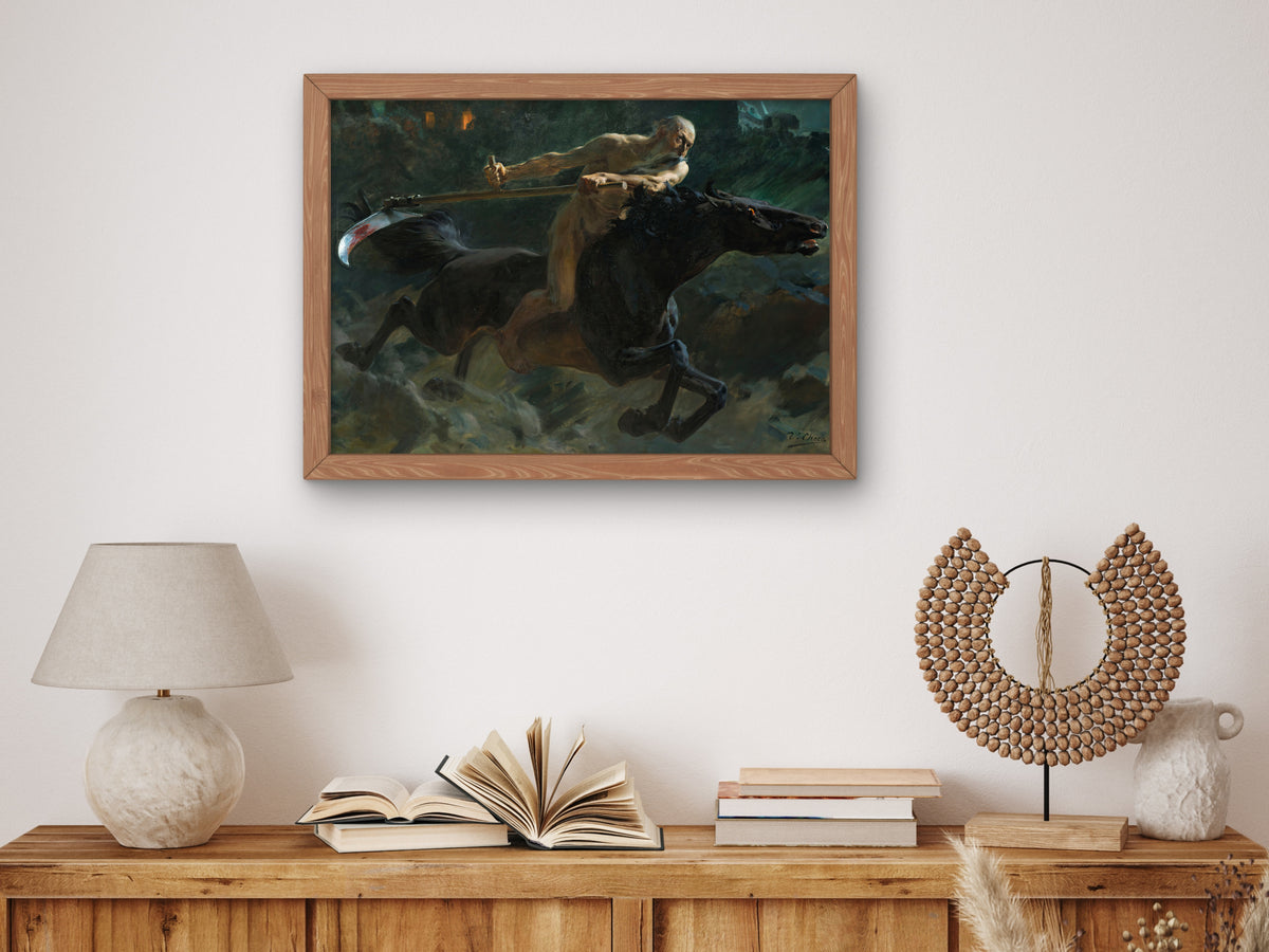 Time by Ulpiano Checa, Wall Art Print, Fine Art Reproduction, Museum Quality Decor, Poster