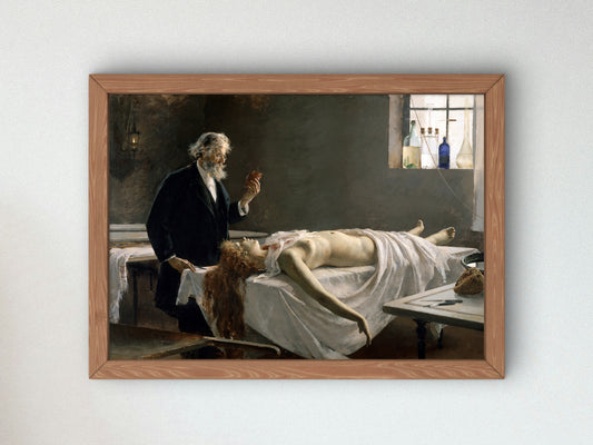 Anatomy of the Heart by Enrique Simonet 1890, Wall Art Print, Fine Art Reproduction, Museum Quality Decor, Poster