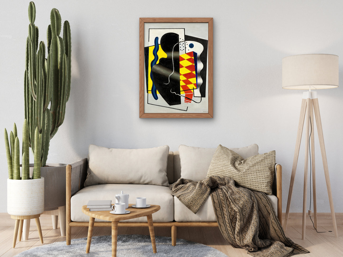 Checkerboard Composition by Fernand Léger 1929, Wall Art Print, Fine Art Reproduction, Museum Quality Decor, Poster