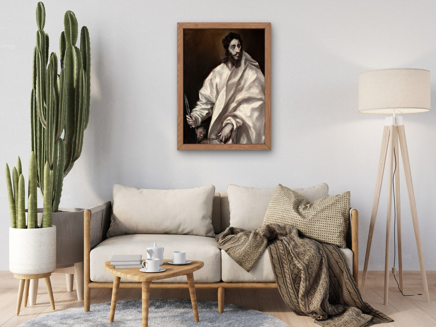 Saint Bartholomew by El Greco 1610, Wall Art Print, Fine Art Reproduction, Museum Quality Decor, Poster