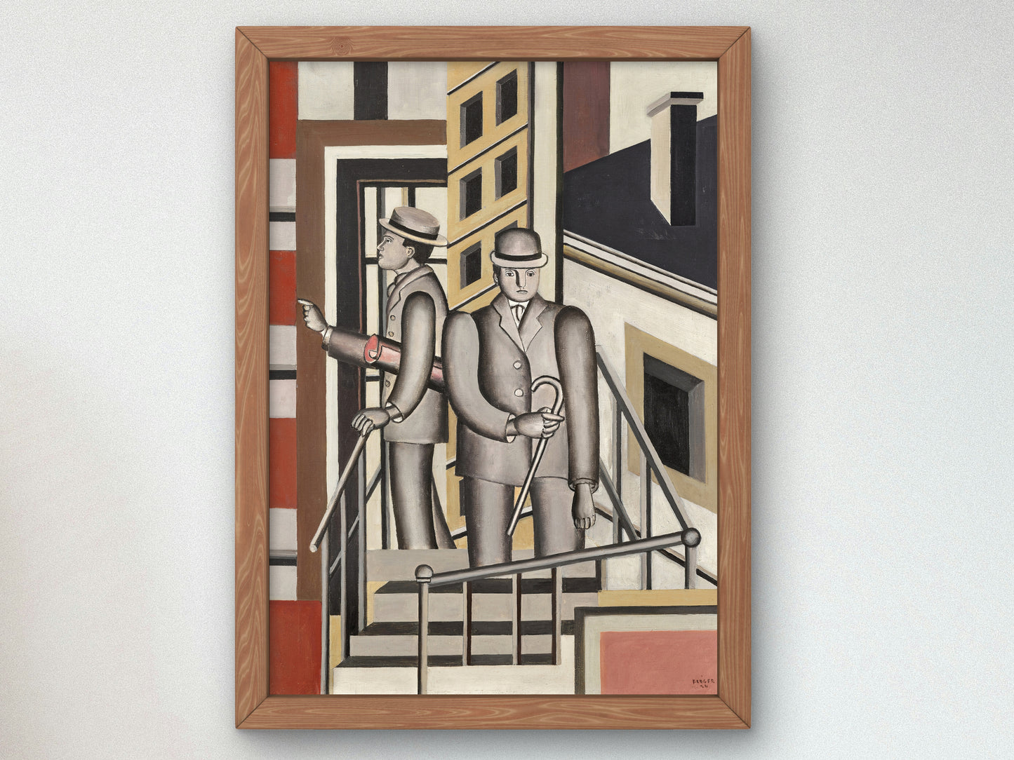Animated Landscape by Fernand Léger 1924, Wall Art Print, Fine Art Reproduction, Museum Quality Decor, Poster