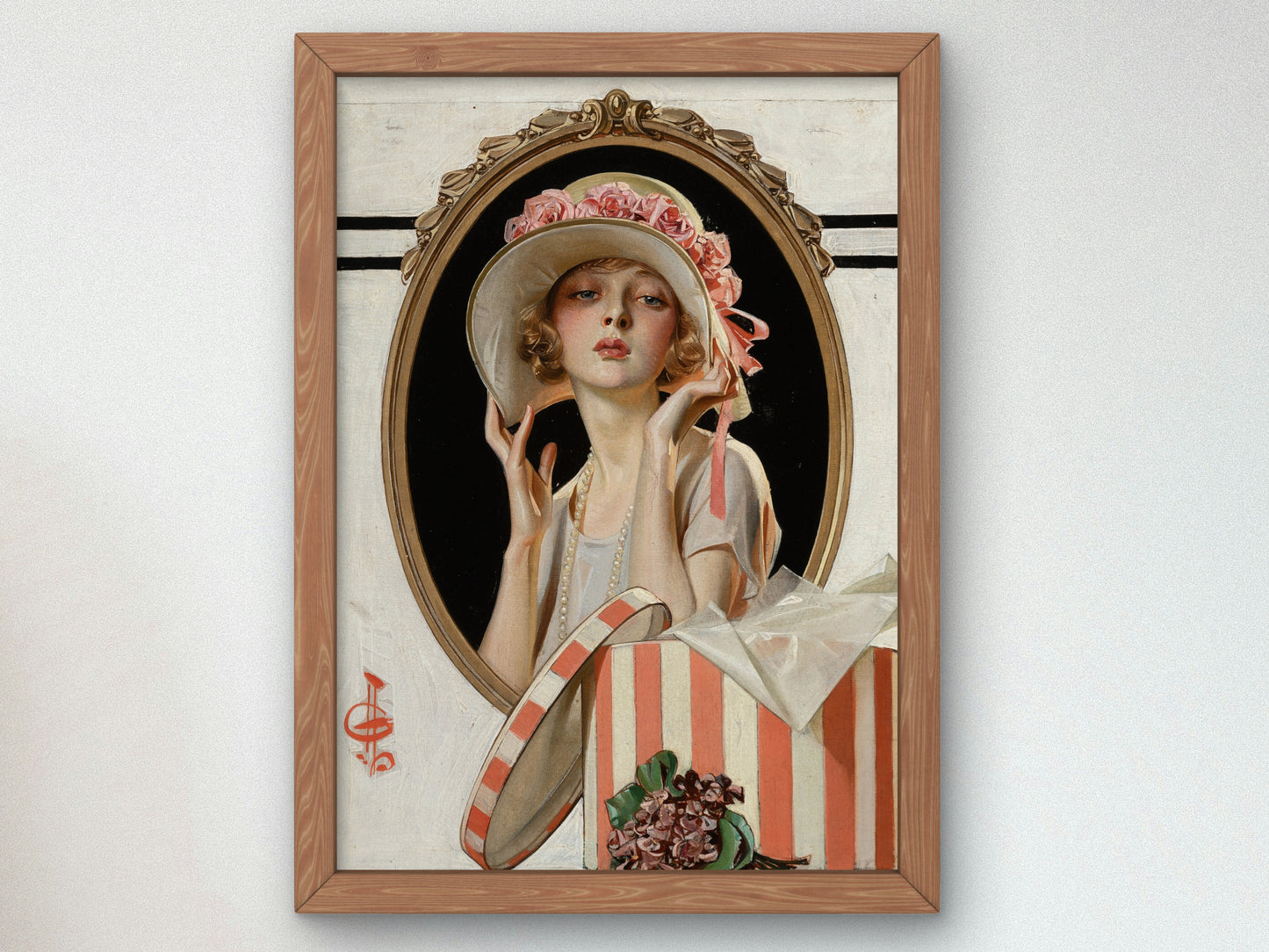 Easter by Joseph Christian Leyendecker 1922, Wall Art Print, Fine Art Reproduction, Museum Quality Decor, Poster
