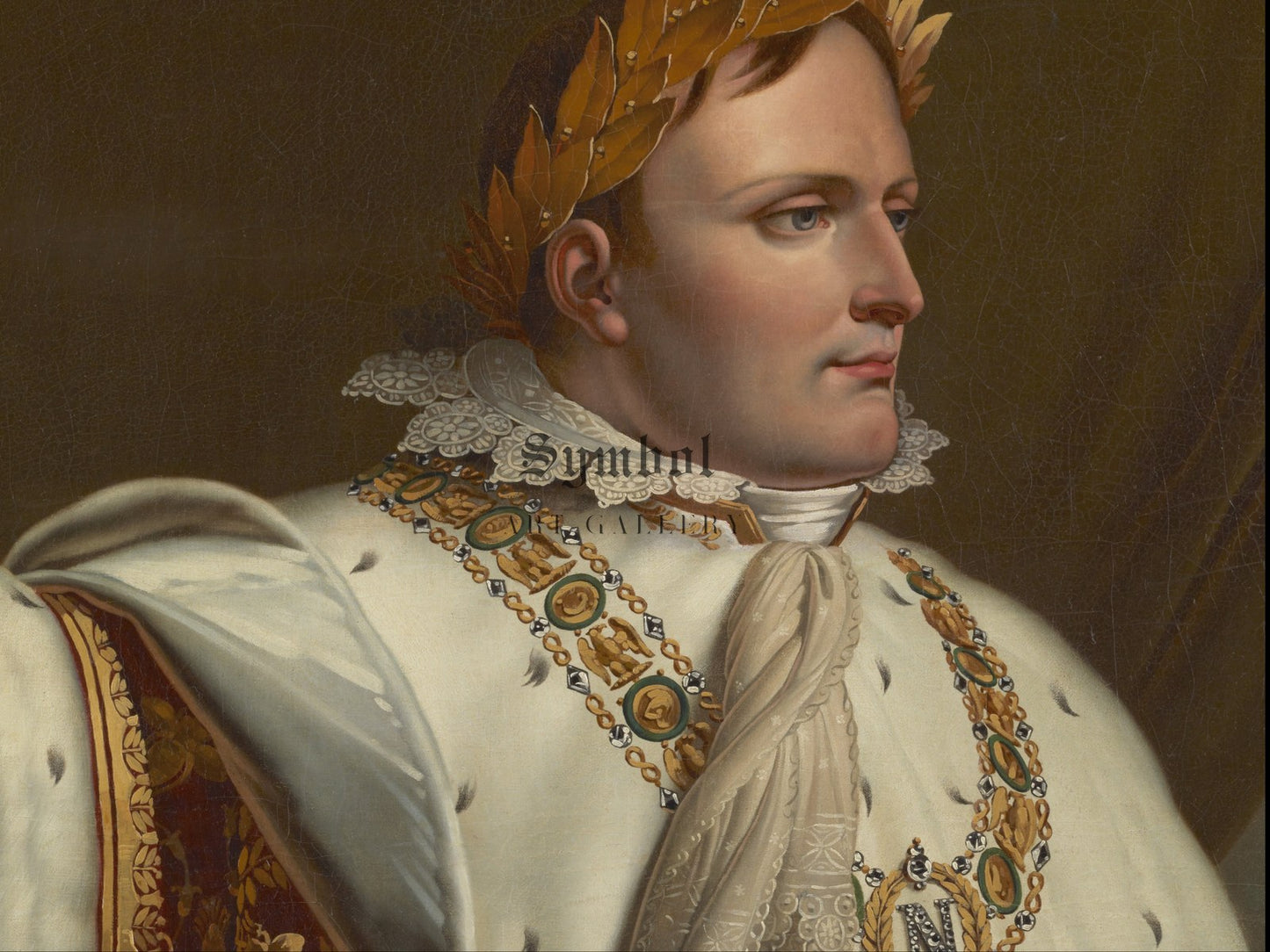 Portrait of Napoleon in His Coronation Robes by Anne Louis Girodet 1812, Wall Art Print, Fine Art Reproduction, Museum Quality Decor, Poster