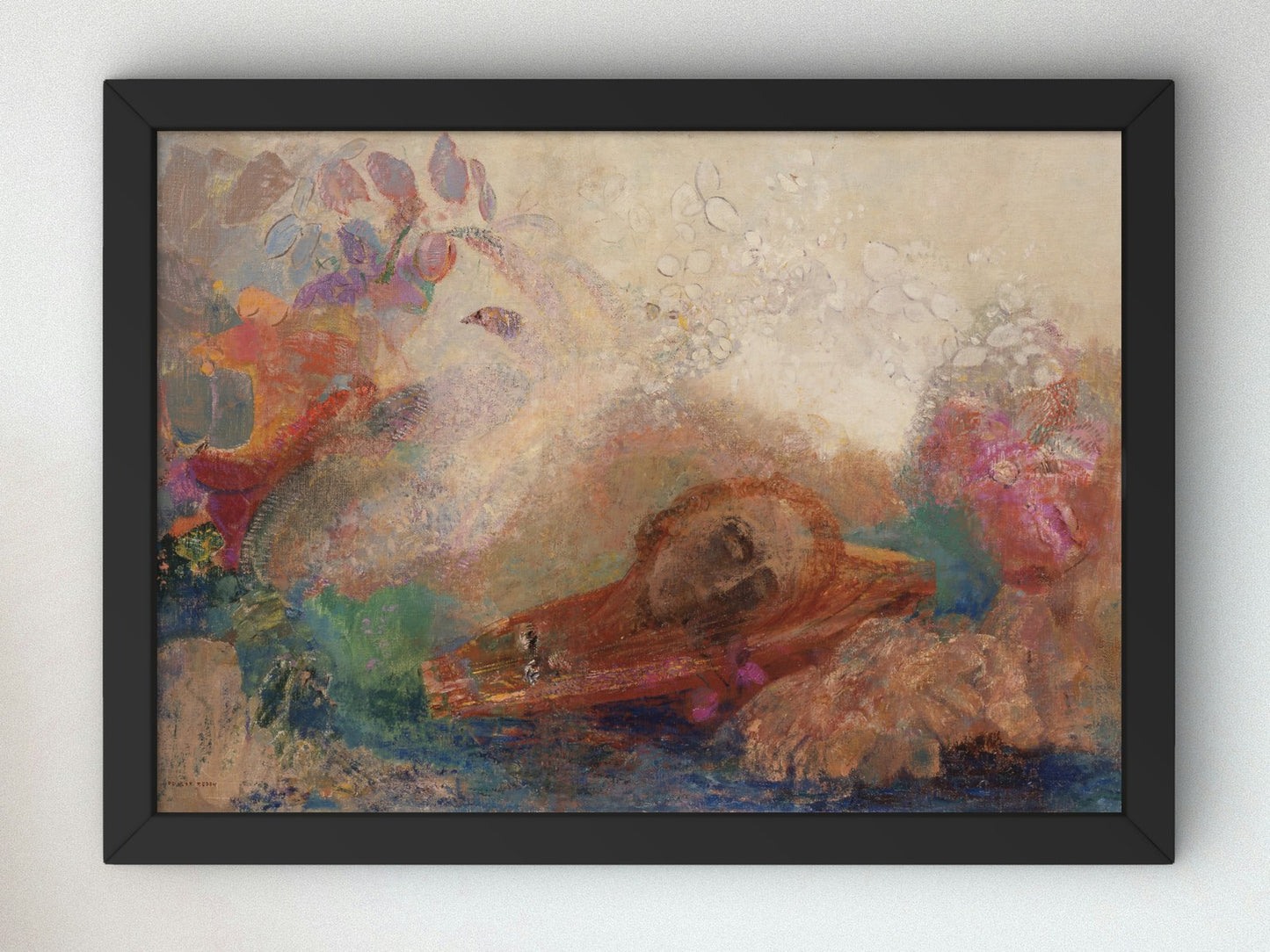 The Death of Orpheus by Odilon Redon 1905, Wall Art Print, Fine Art Reproduction, Museum Quality Decor, Poster