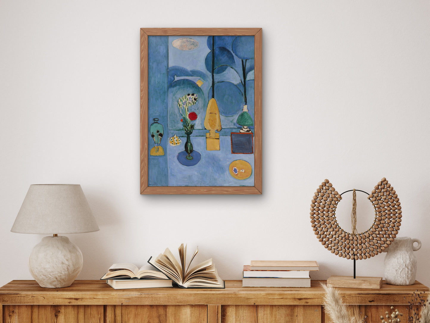 The Blue Window by Henri Matisse 1913, Wall Art Print, Fine Art Reproduction, Museum Quality Decor, Poster