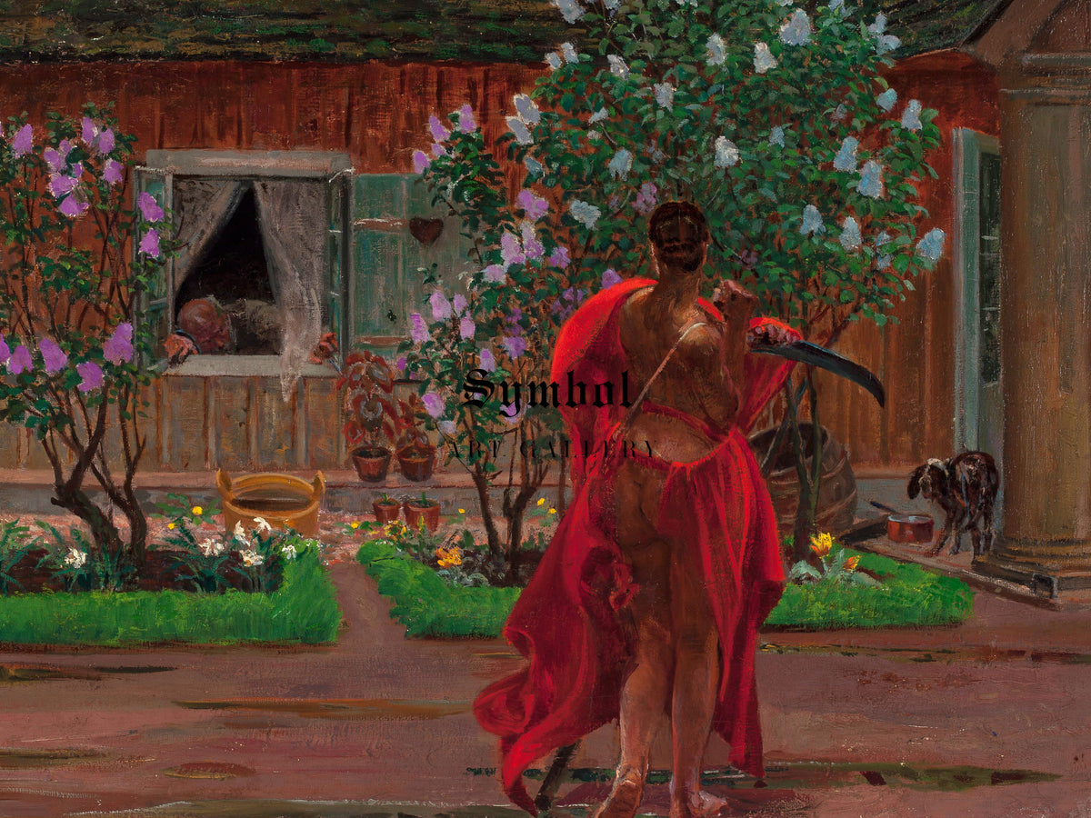 Thanatos by Jacek Malczewski 1898, Wall Art Print, Fine Art Reproduction, Museum Quality Decor, Poster