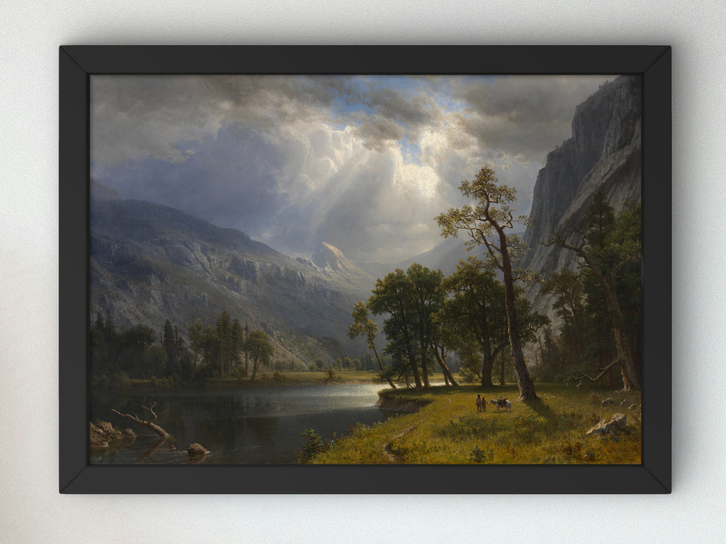 Mount Starr King, Yosemite by Albert Bierstadt 1866, Wall Art Print, Fine Art Reproduction, Museum Quality Decor, Poster
