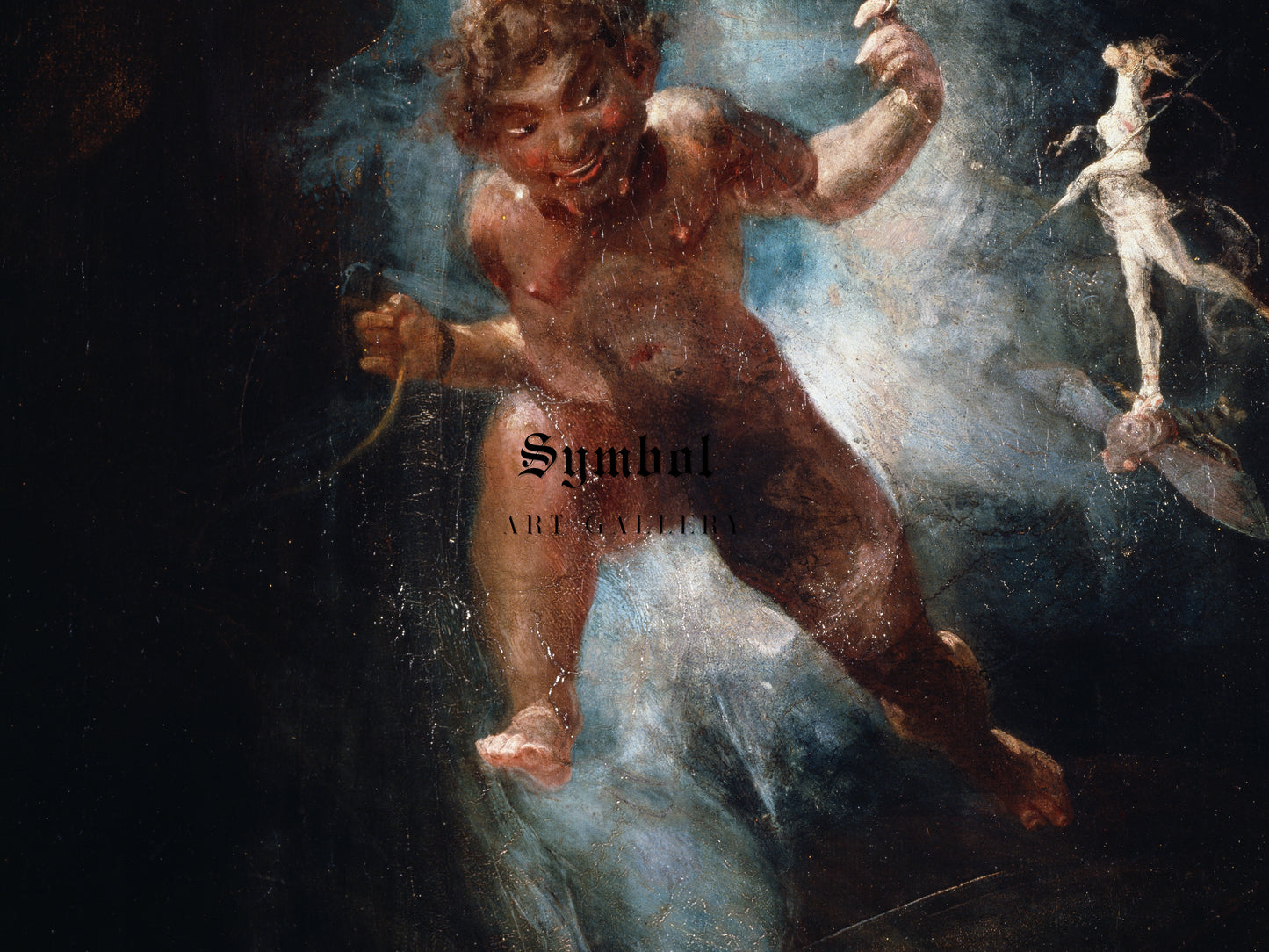 Puck by Henry Fuseli, Wall Art Print, Fine Art Reproduction, Museum Quality Decor, Poster