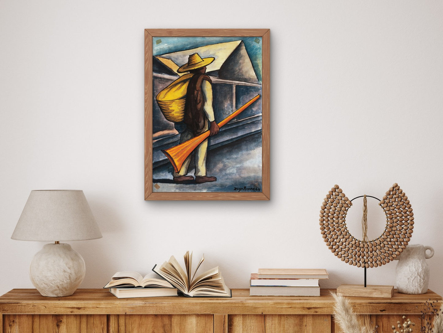 Campesino by Diego Rivera 1944, Wall Art Print, Fine Art Reproduction, Museum Quality Decor, Poster