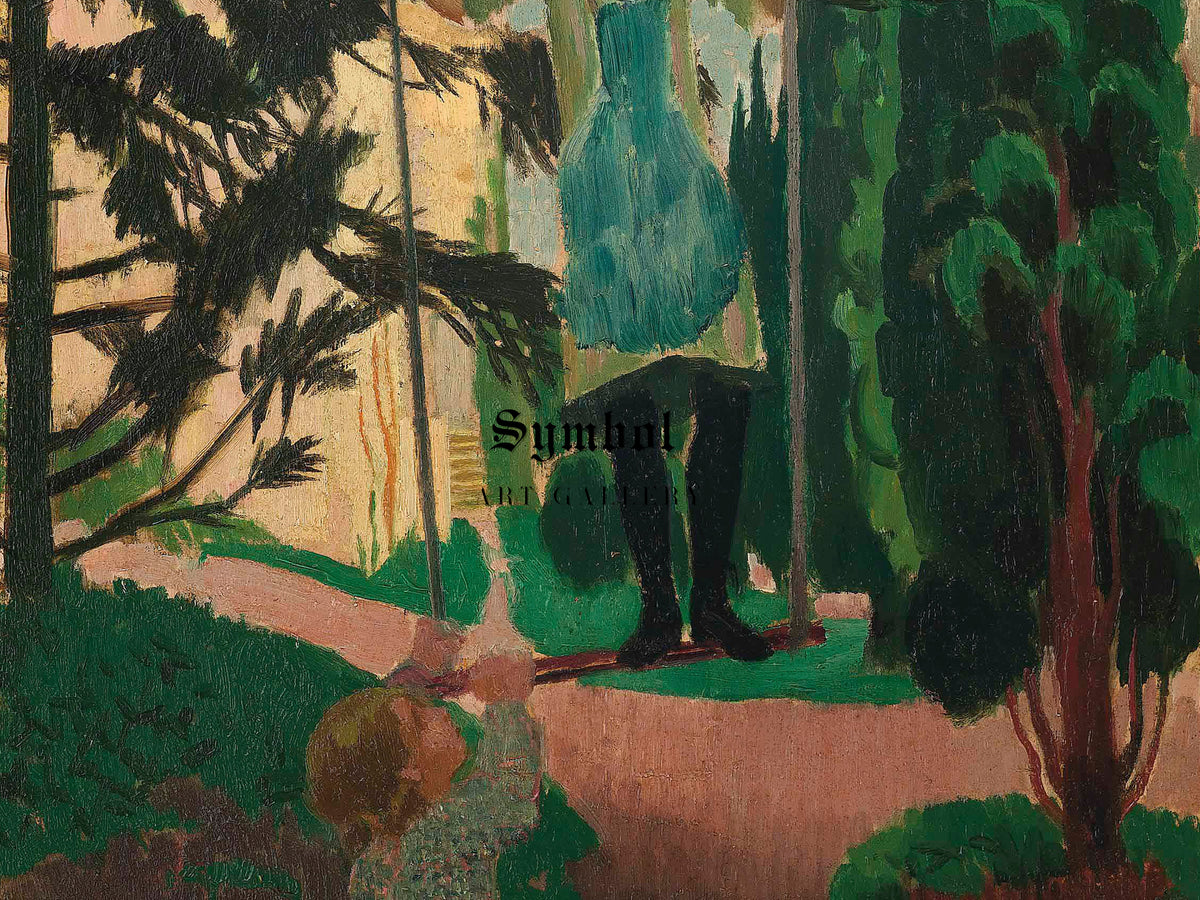La Balançoire au Prieuré by Maurice Denis 1916, Wall Art Print, Fine Art Reproduction, Museum Quality Decor, Poster