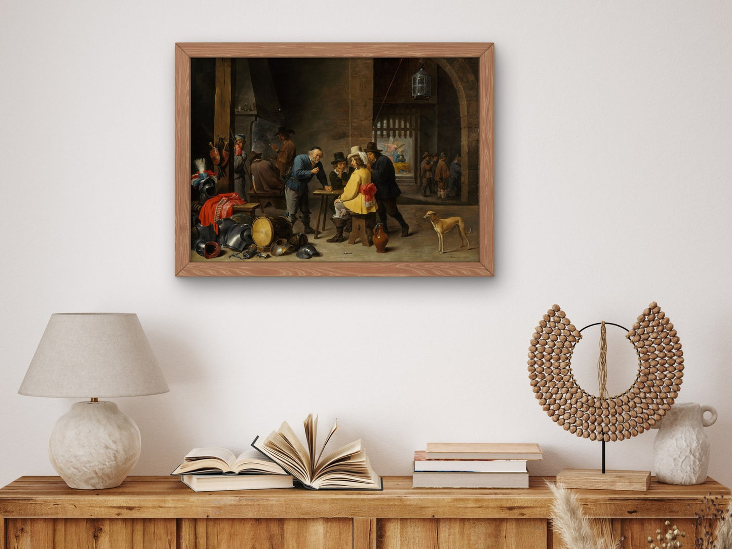 Guardroom with the Deliverance of Saint Peter by David Teniers the Younger 1645, Wall Art Print, Fine Art Reproduction, Museum Quality Decor