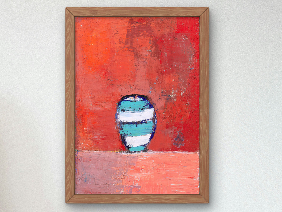 Pot à raies by Nicolas de Staël 1953, Wall Art Print, Fine Art Reproduction, Museum Quality Decor, Poster