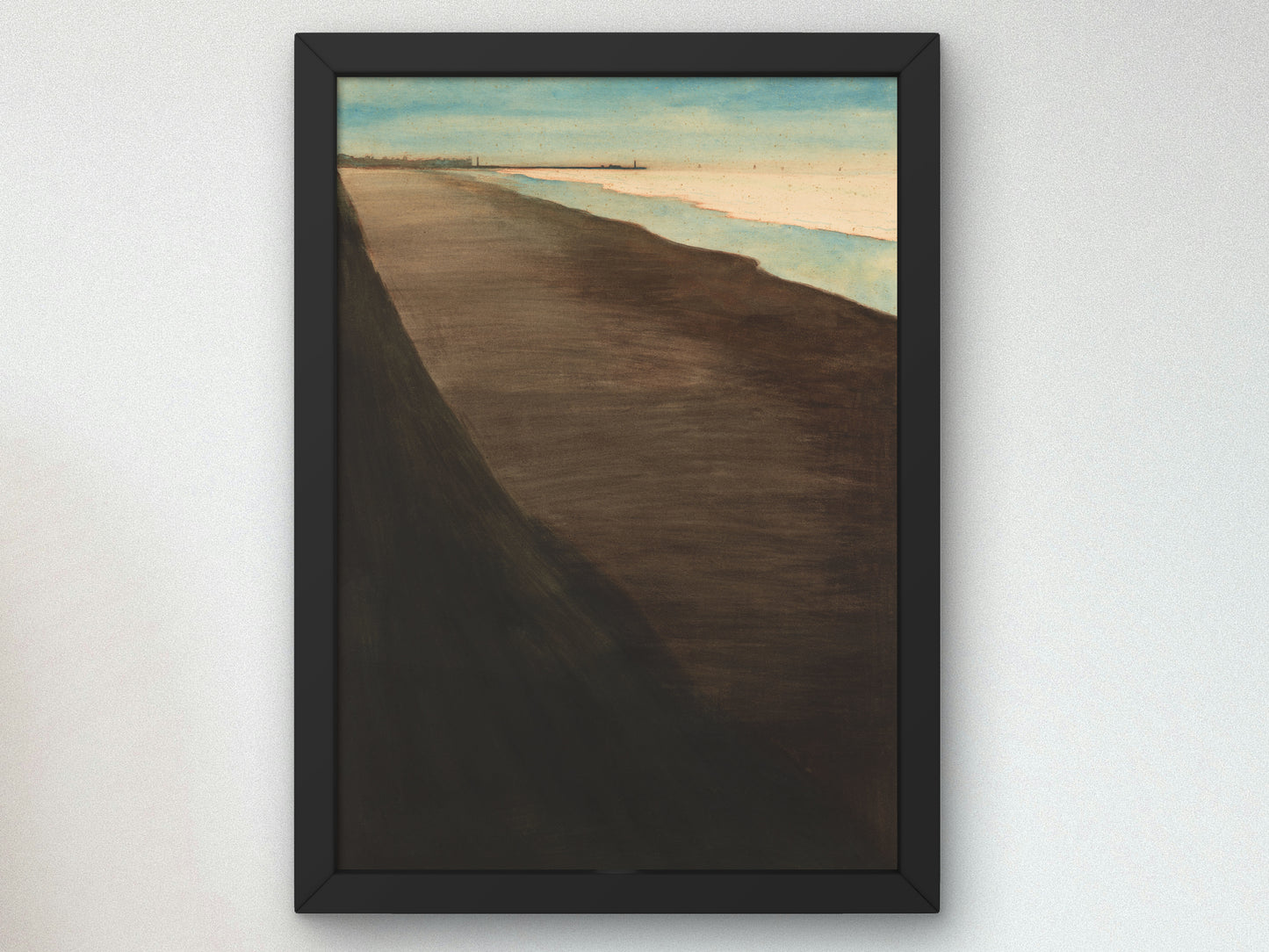 The Beach by Léon Spilliaert 1908, Wall Art Print, Fine Art Reproduction, Museum Quality Decor, Poster