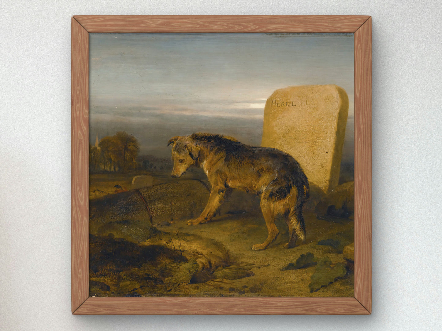 The Poor Dog by Edwin Henry Landseer 1829, Wall Art Print, Fine Art Reproduction, Museum Quality Decor, Poster