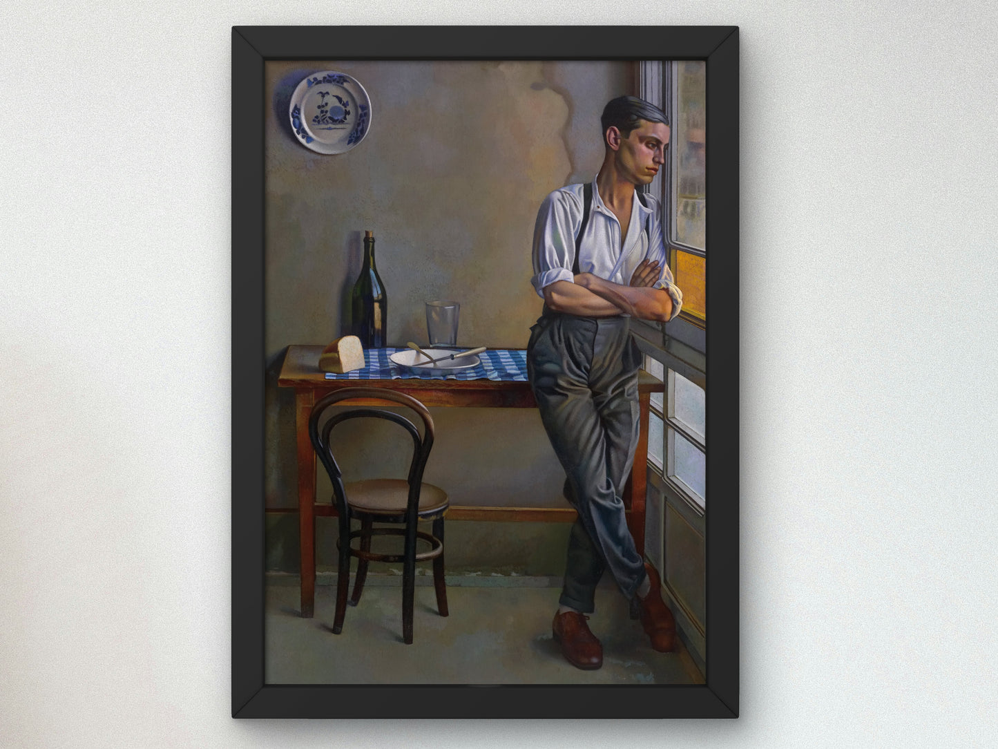 The Gallery by Feliu Elias Apa 1928, Wall Art Print, Fine Art Reproduction, Museum Quality Decor, Poster