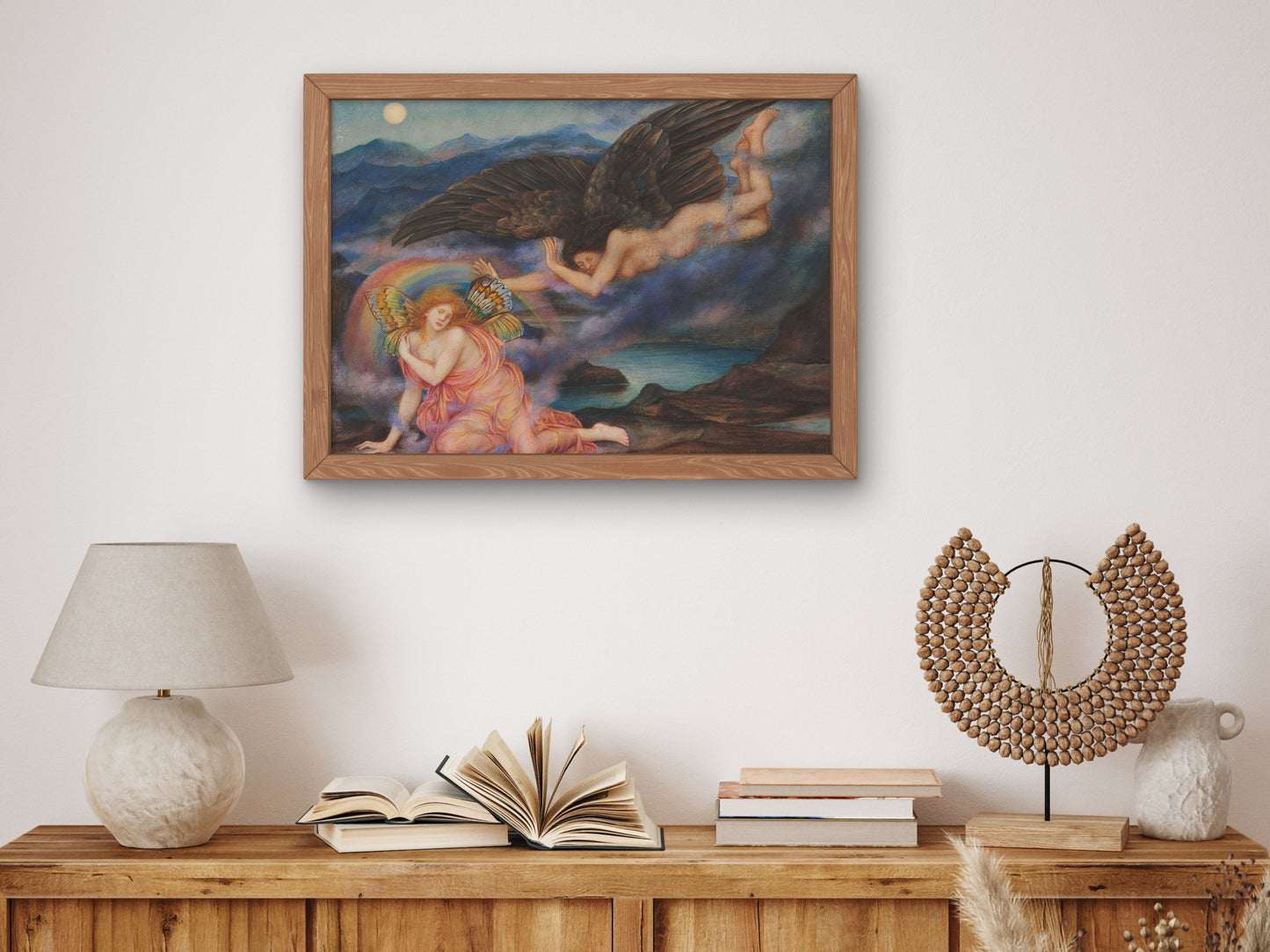 Death of a Butterfly by Evelyn De Morgan 1910, Wall Art Print, Fine Art Reproduction, Museum Quality Decor, Poster