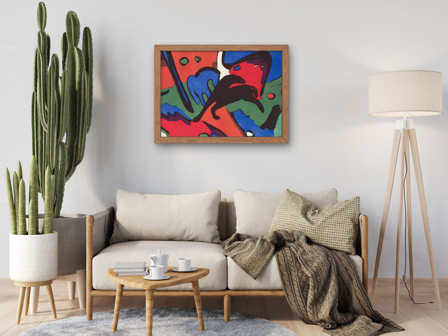 The Blue Rider by Wassily Kandinsky 1912, Wall Art Print, Fine Art Reproduction, Museum Quality Decor, Poster