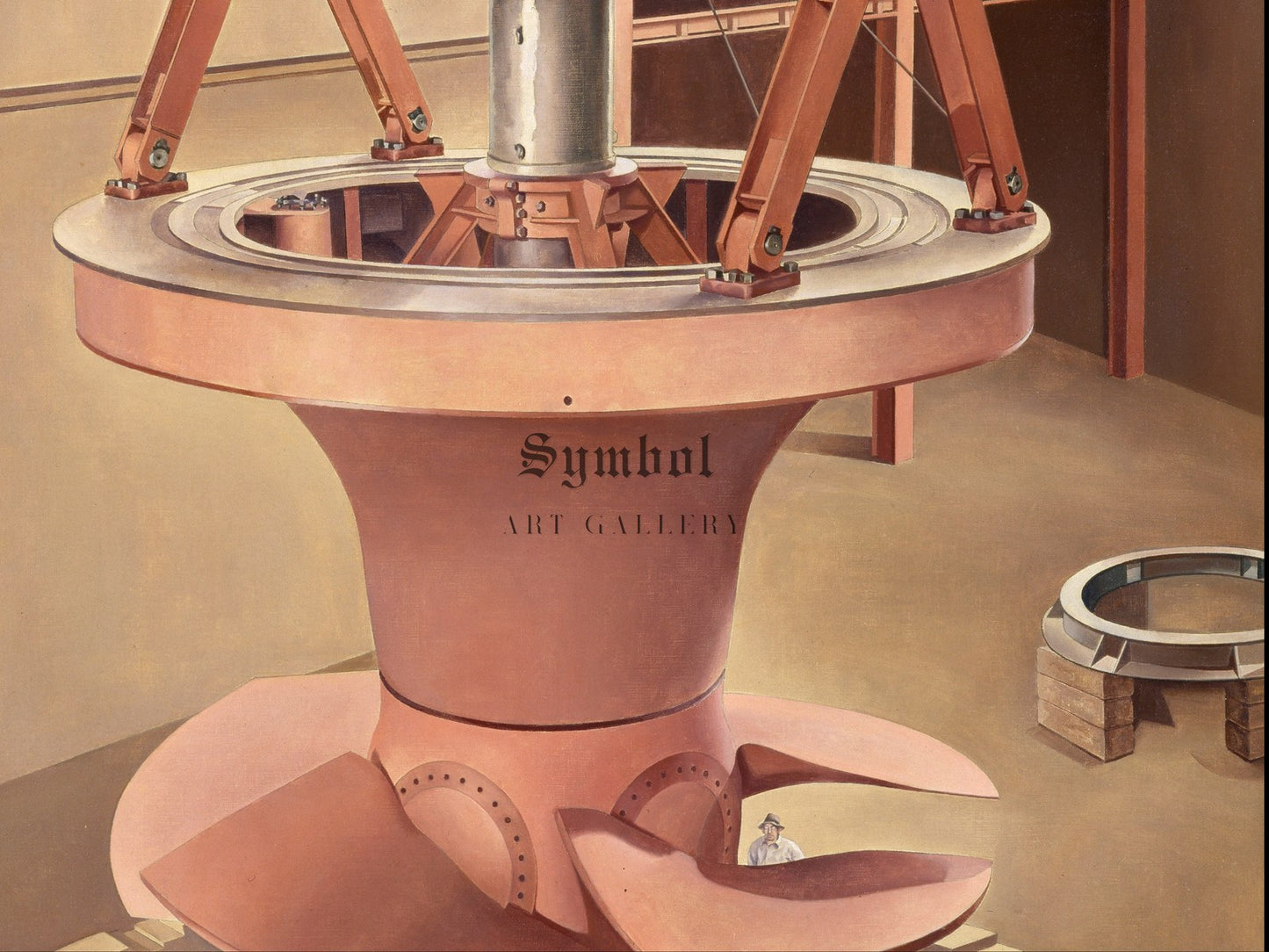 Suspended Power by Charles Sheeler 1939, Wall Art Print, Fine Art Reproduction, Museum Quality Decor, Poster