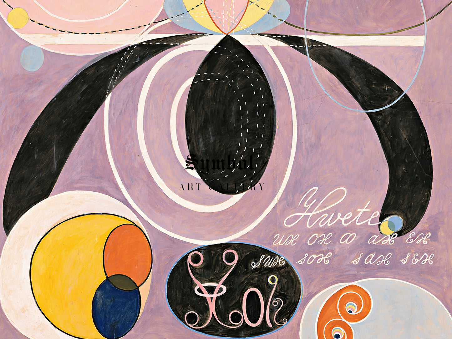 The Ten Largest No. 6 by Hilma af Klint 1907, Wall Art Print, Fine Art Reproduction, Museum Quality Decor, Poster
