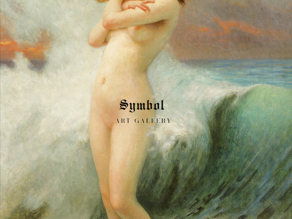 The Wave by Guillaume Seignac, Wall Art Print, Fine Art Reproduction, Museum Quality Decor, Poster