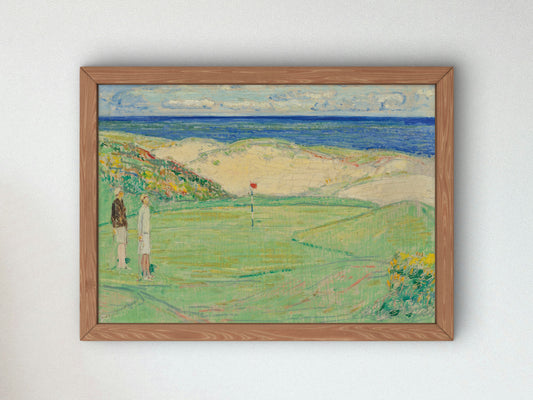 East Course, Maidstone Club by Childe Hassam 1926, Wall Art Print, Fine Art Reproduction, Museum Quality Decor, Poster