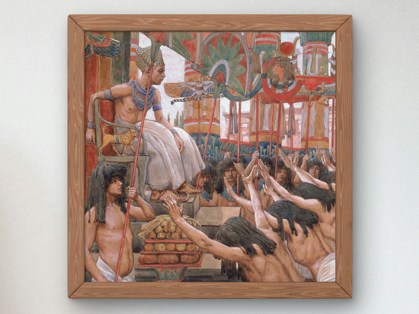 Joseph Dwelleth in Egypt by James Tissot 1896, Wall Art Print, Fine Art Reproduction, Museum Quality Decor, Poster