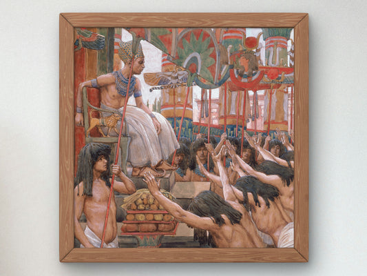 Joseph Dwelleth in Egypt by James Tissot 1896, Wall Art Print, Fine Art Reproduction, Museum Quality Decor, Poster