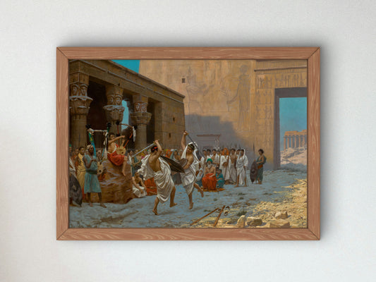 The Pyrrhic Dance by Jean Léon Gérôme 1884, Wall Art Print, Fine Art Reproduction, Museum Quality Decor, Poster