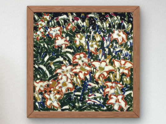 Lilies by David Milne 1913, Wall Art Print, Fine Art Reproduction, Museum Quality Decor, Poster