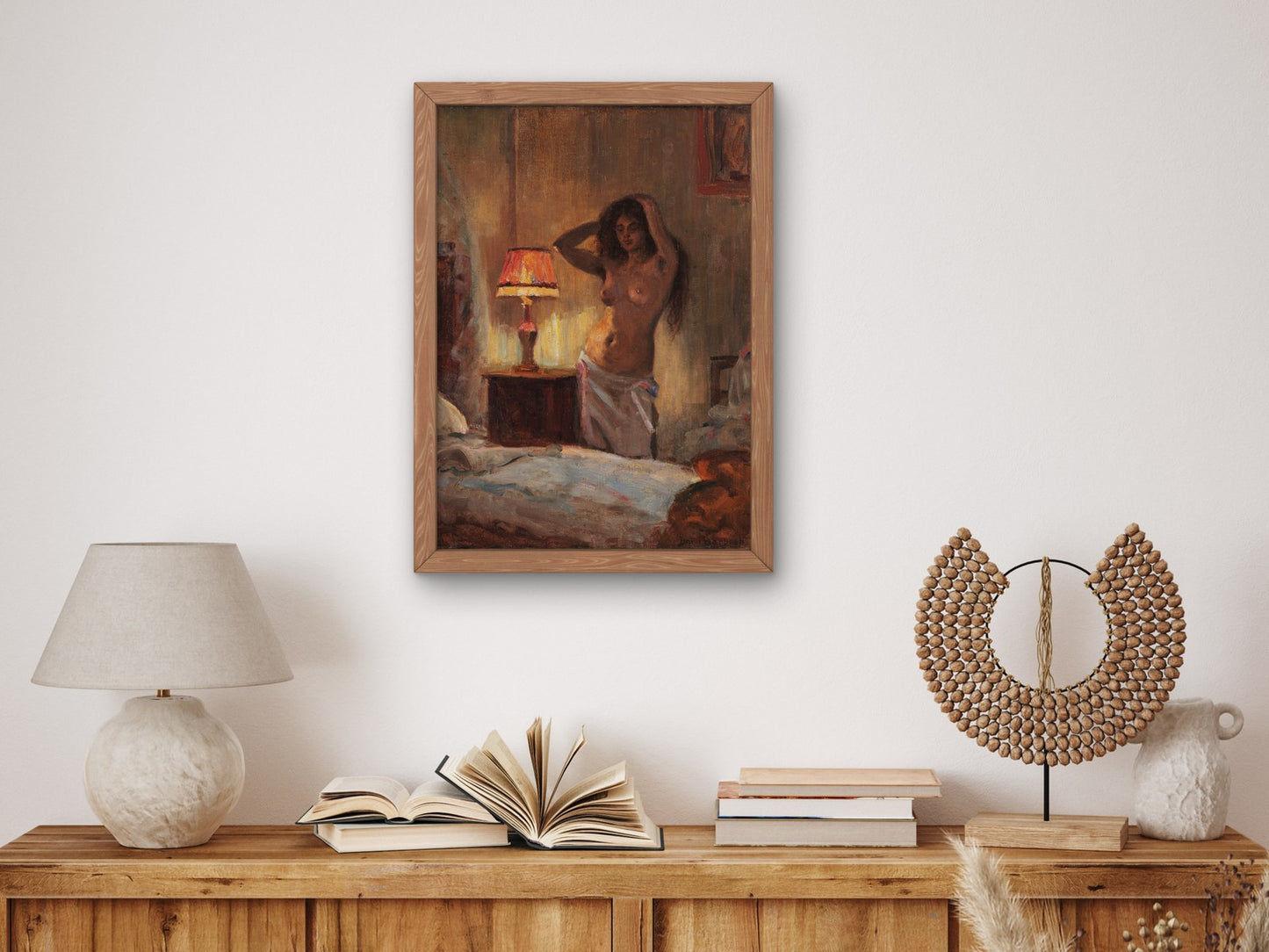 Nu estudo by Dario Villares Barbosa 1916, Wall Art Print, Fine Art Reproduction, Museum Quality Decor, Poster