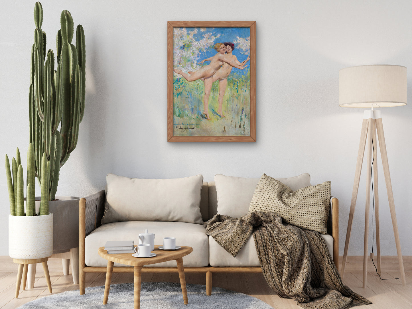 Allegretto Dance Spring by Feliks Michał Wygrzywalski 1926, Wall Art Print, Fine Art Reproduction, Museum Quality Decor, Poster
