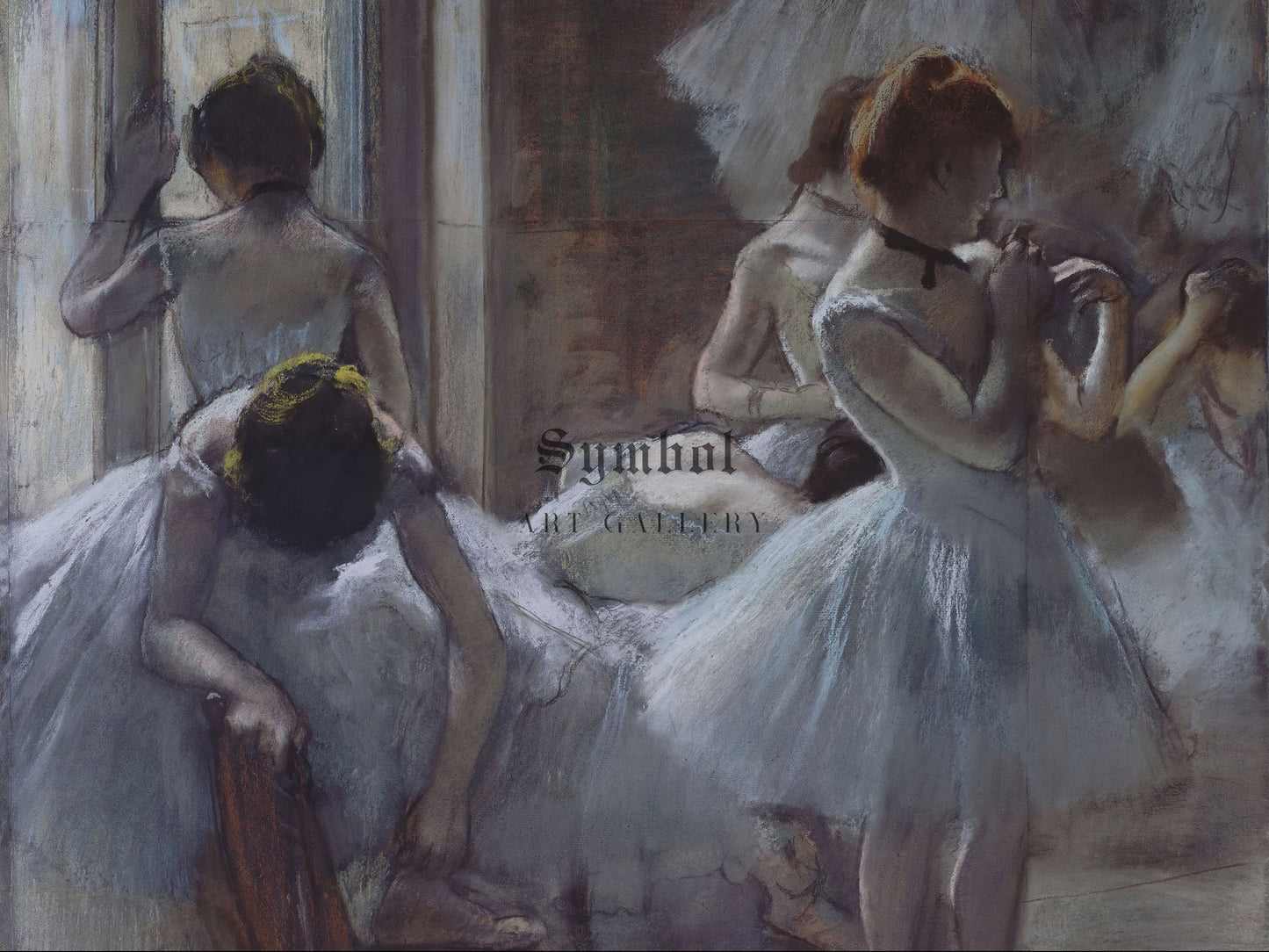 Dancers by Edgar Degas 1885, Wall Art Print, Fine Art Reproduction, Museum Quality Decor, Poster