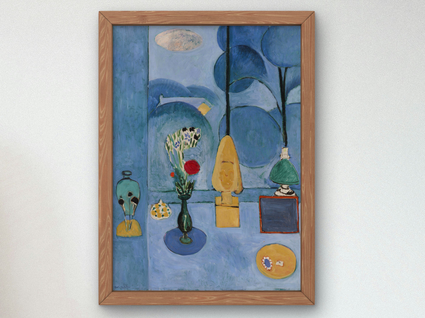 The Blue Window by Henri Matisse 1913, Wall Art Print, Fine Art Reproduction, Museum Quality Decor, Poster